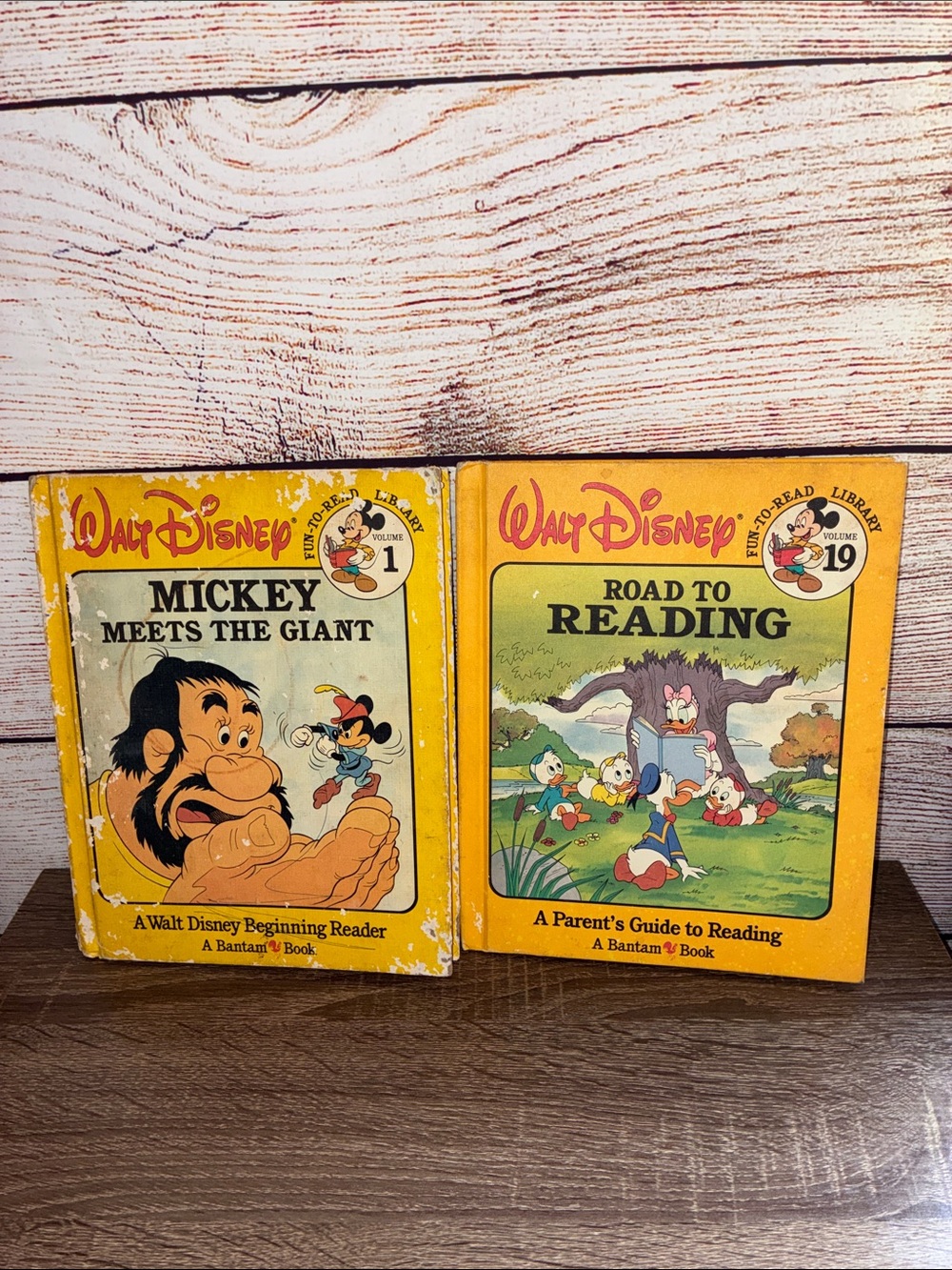 2 Vintage Walt Disney Books Book 1&19